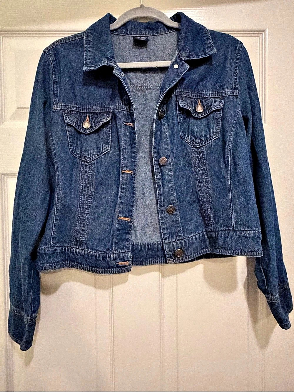 Faded Glory Denim Jacket Blue Large